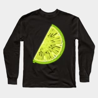 Neon Lime Slice Long Sleeve T-Shirt